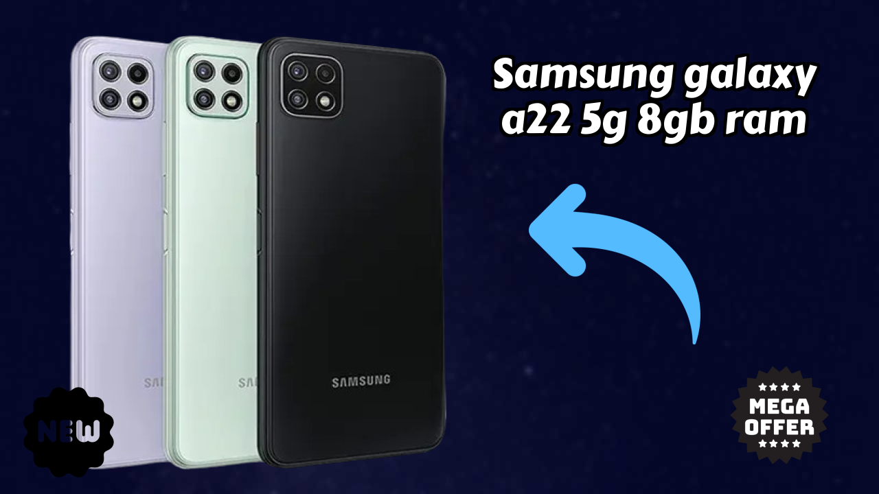 Samsung Galaxy A22 5G 8GB RAM Display Technology: 6.6 Inches (16.76 Cm) Screen